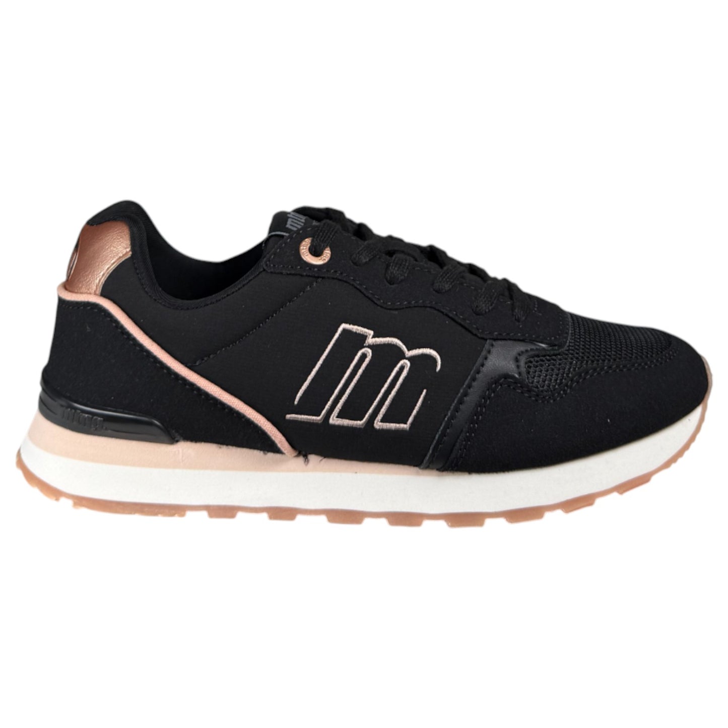 Zapatillas Mustang Joggo Classic 60441 Negro Rosa - imagen 1