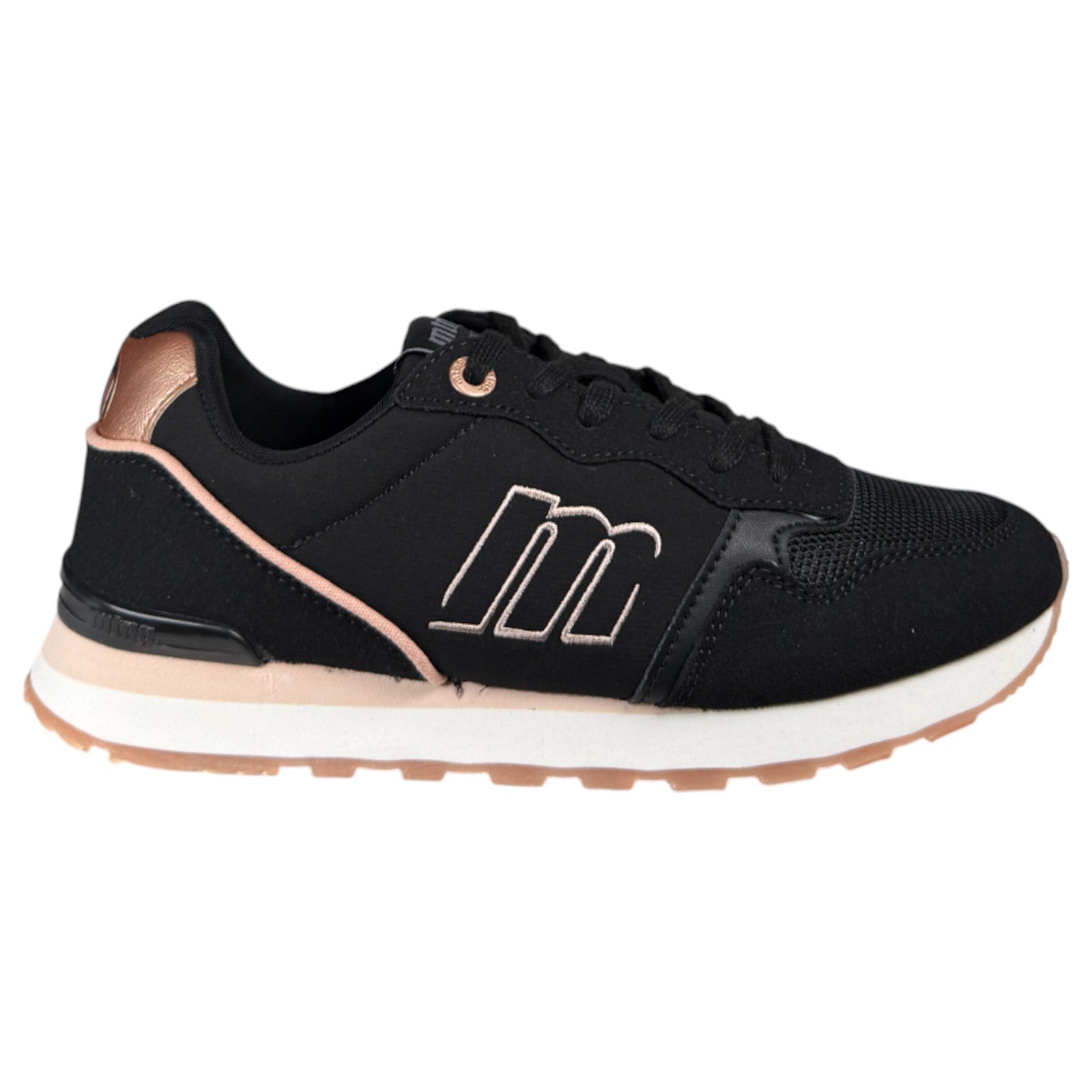 Zapatillas Mustang Joggo Classic 60441 Negro Rosa - imagen 1