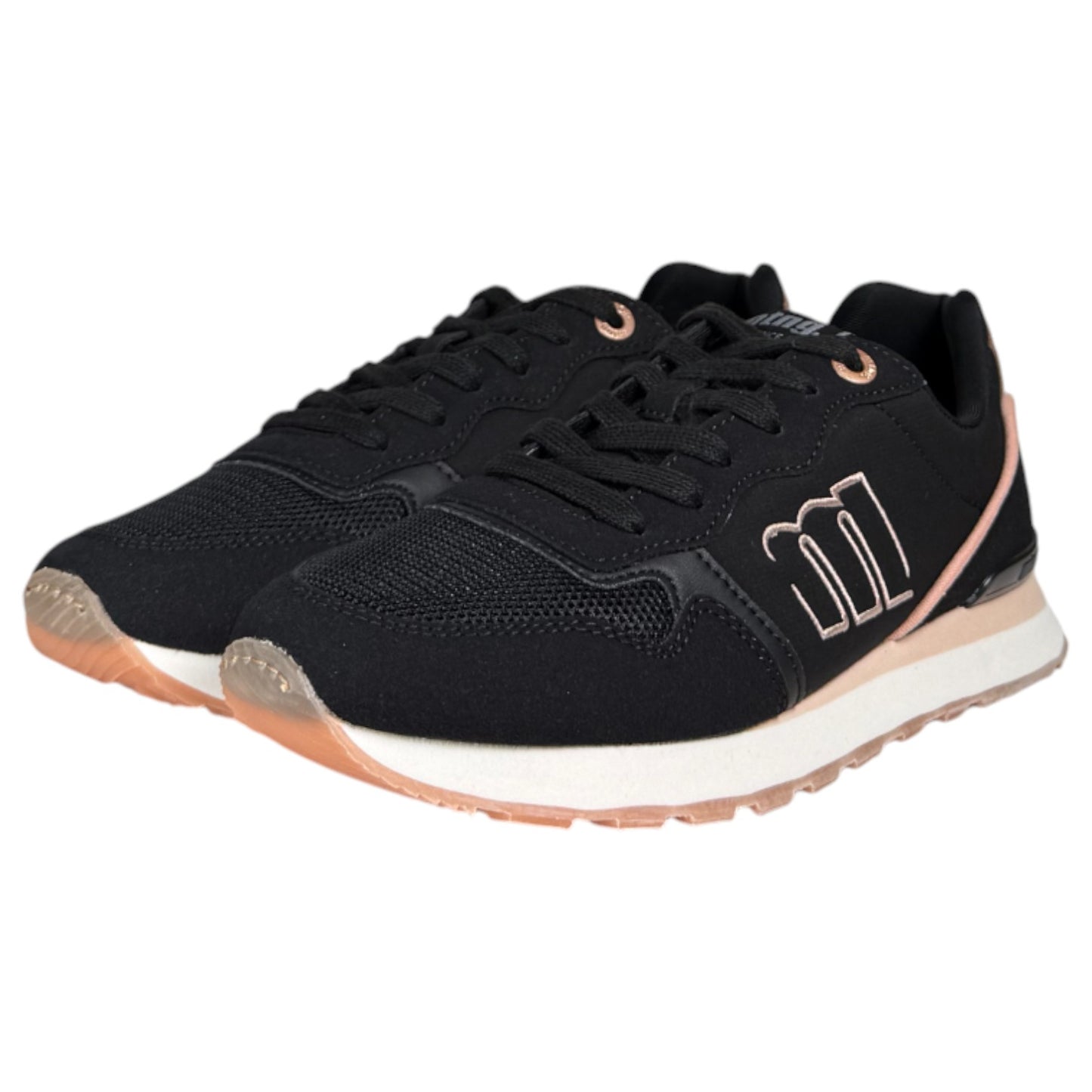 Zapatillas Mustang Joggo Classic 60441 Negro Rosa - imagen 3