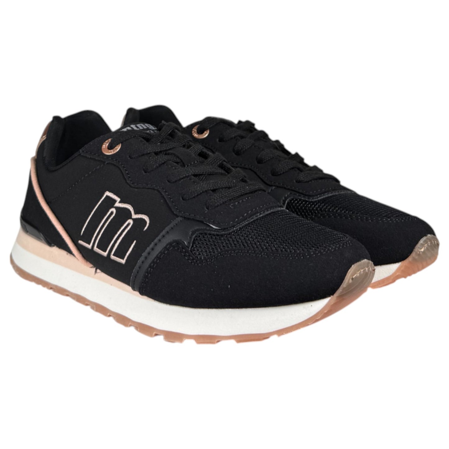 Zapatillas Mustang Joggo Classic 60441 Negro Rosa - imagen 2