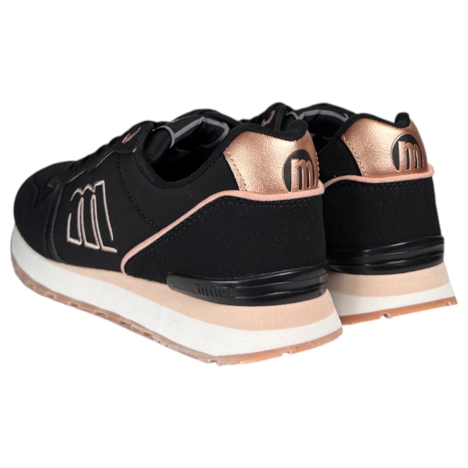 Zapatillas Mustang Joggo Classic 60441 Negro Rosa - imagen 4