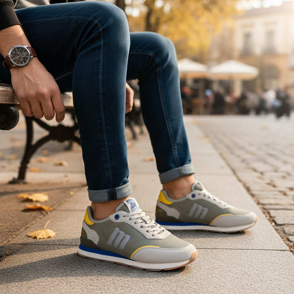 Zapatillas Mustang Joggo Classic 84859 Kaki - imagen 2