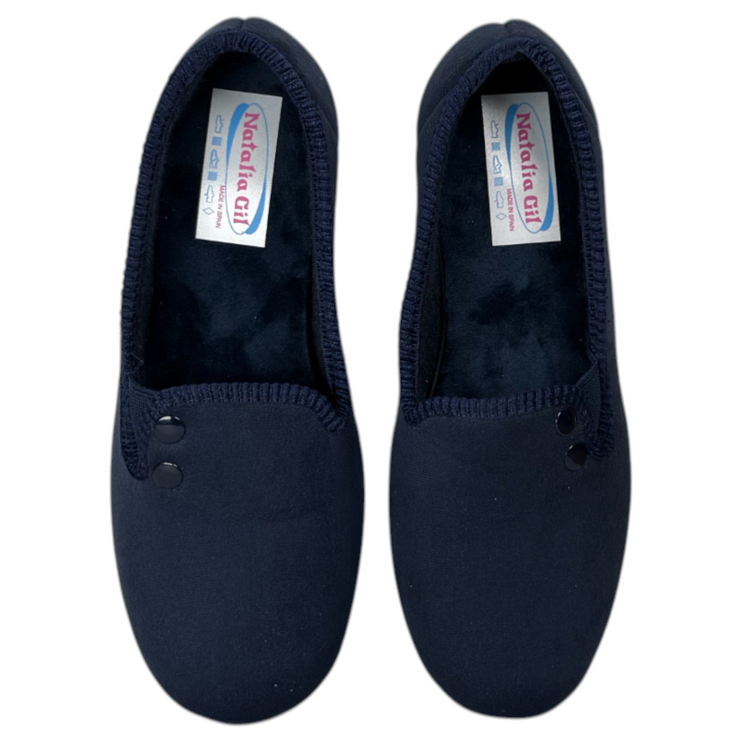 Zapatillas Natalia Gil Botones 540 Marino - imagen 1