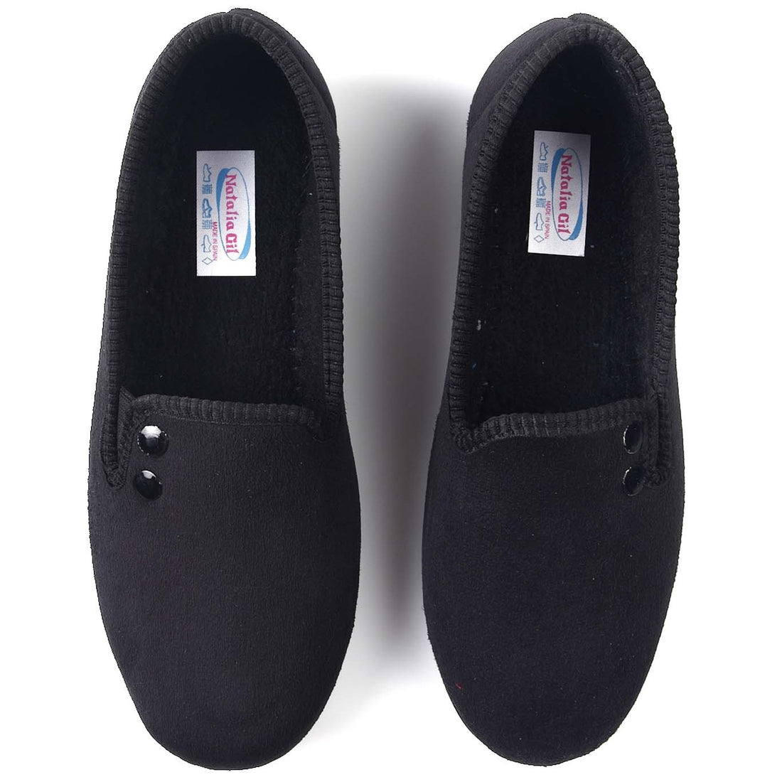 Zapatillas Natalia Gil Botones 540 Negro - imagen 1