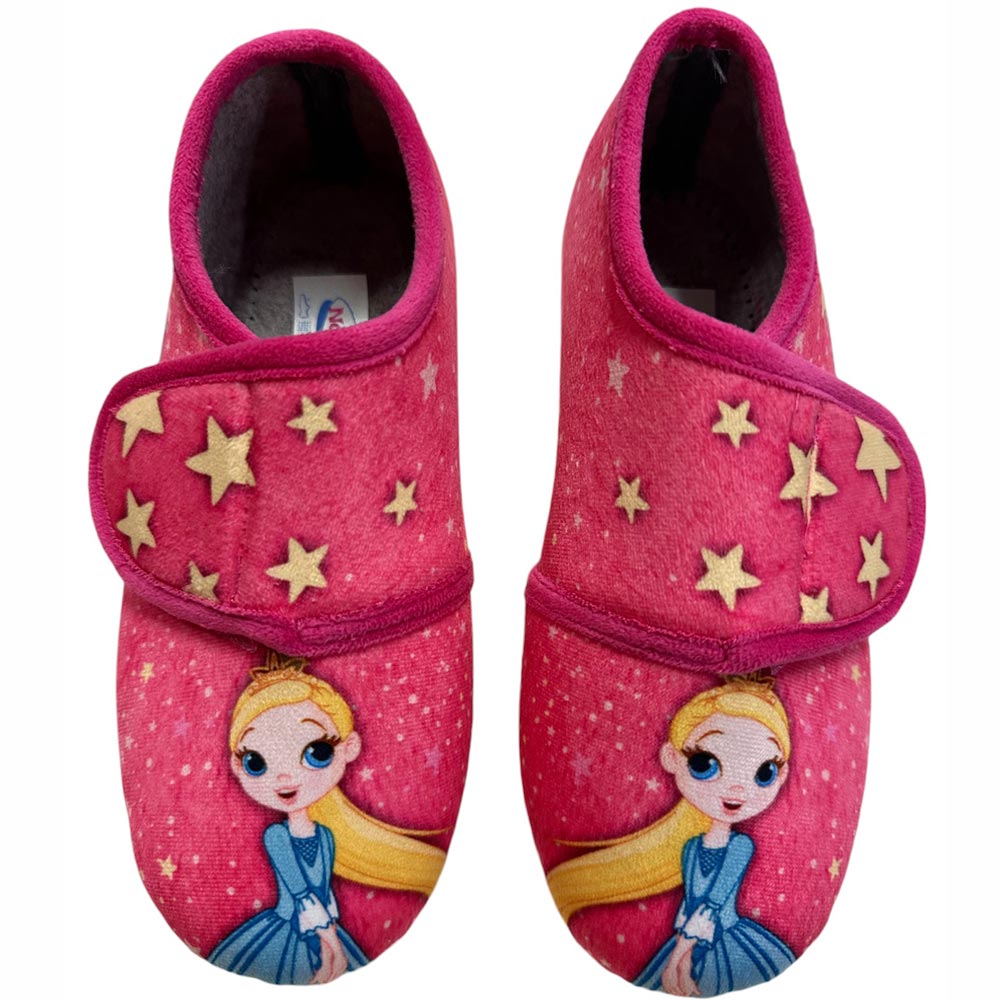 Zapatillas Natalia Gil Princess Frozen 7816 Fucsia - imagen 1