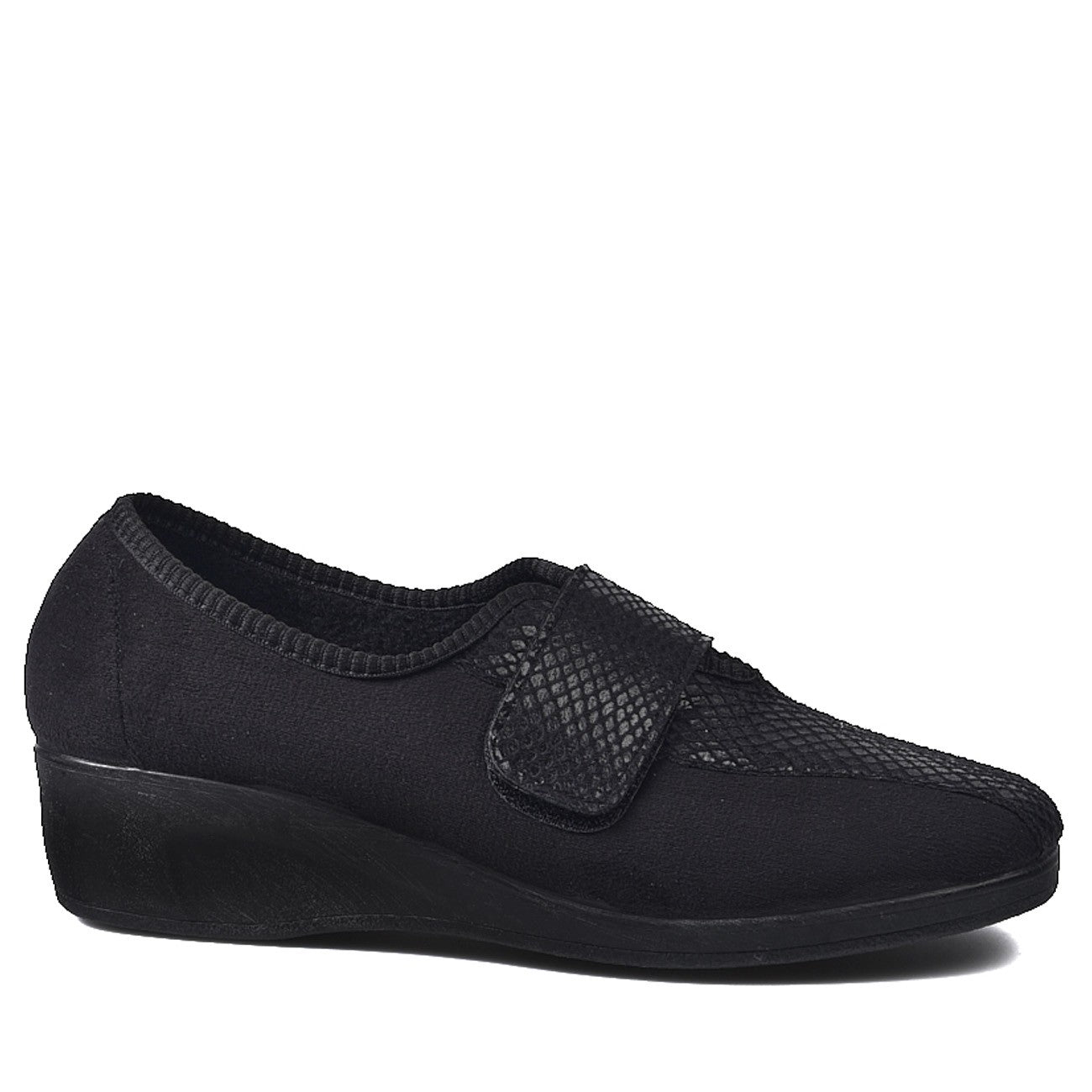 Zapatillas Natalia Gil Serpiente 1202 Negro - imagen 2