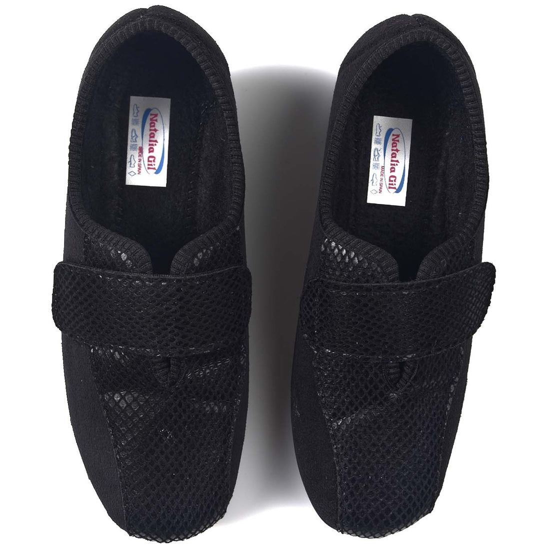 Zapatillas Natalia Gil Serpiente 1202 Negro - imagen 1