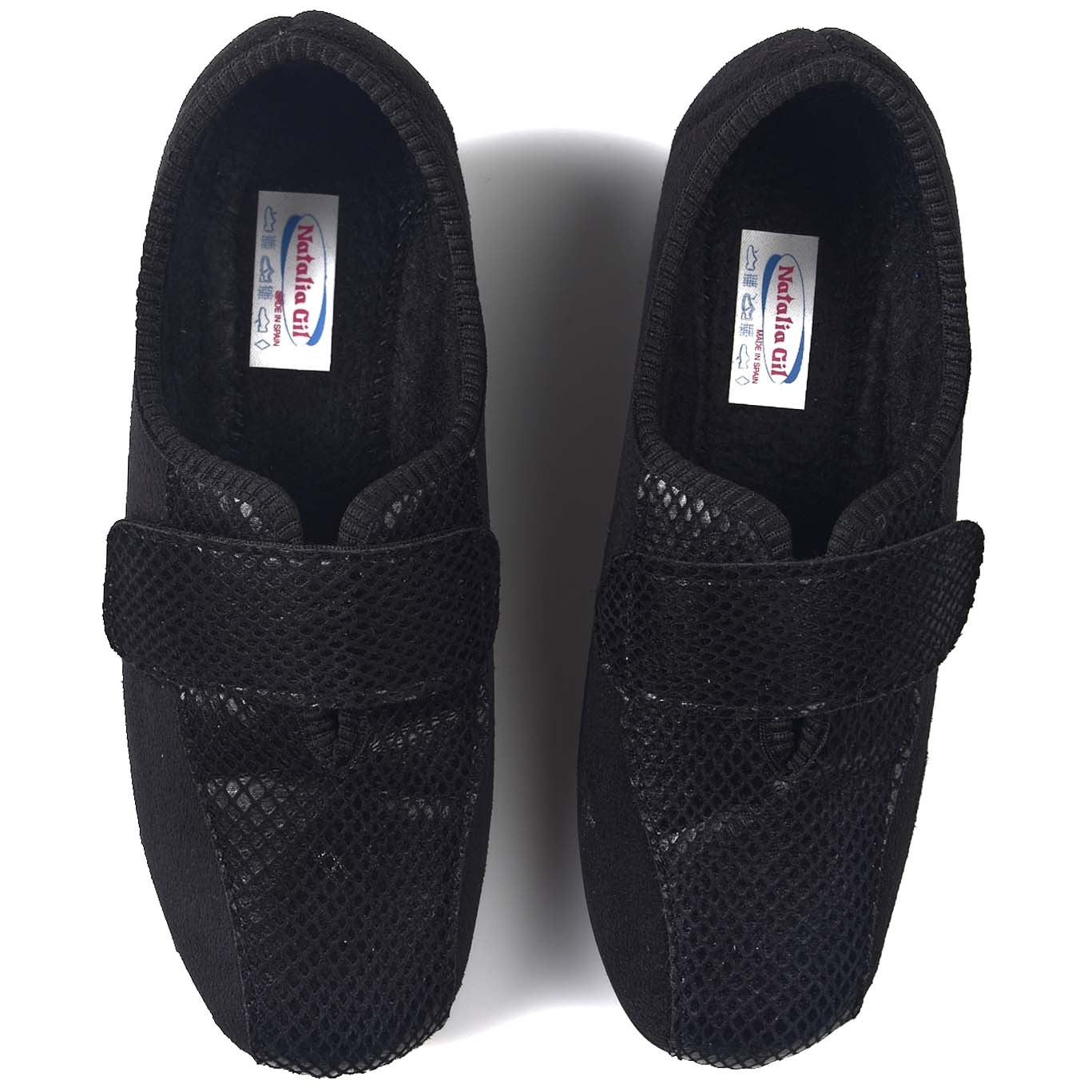 Zapatillas Natalia Gil Serpiente 1202 Negro - imagen 1
