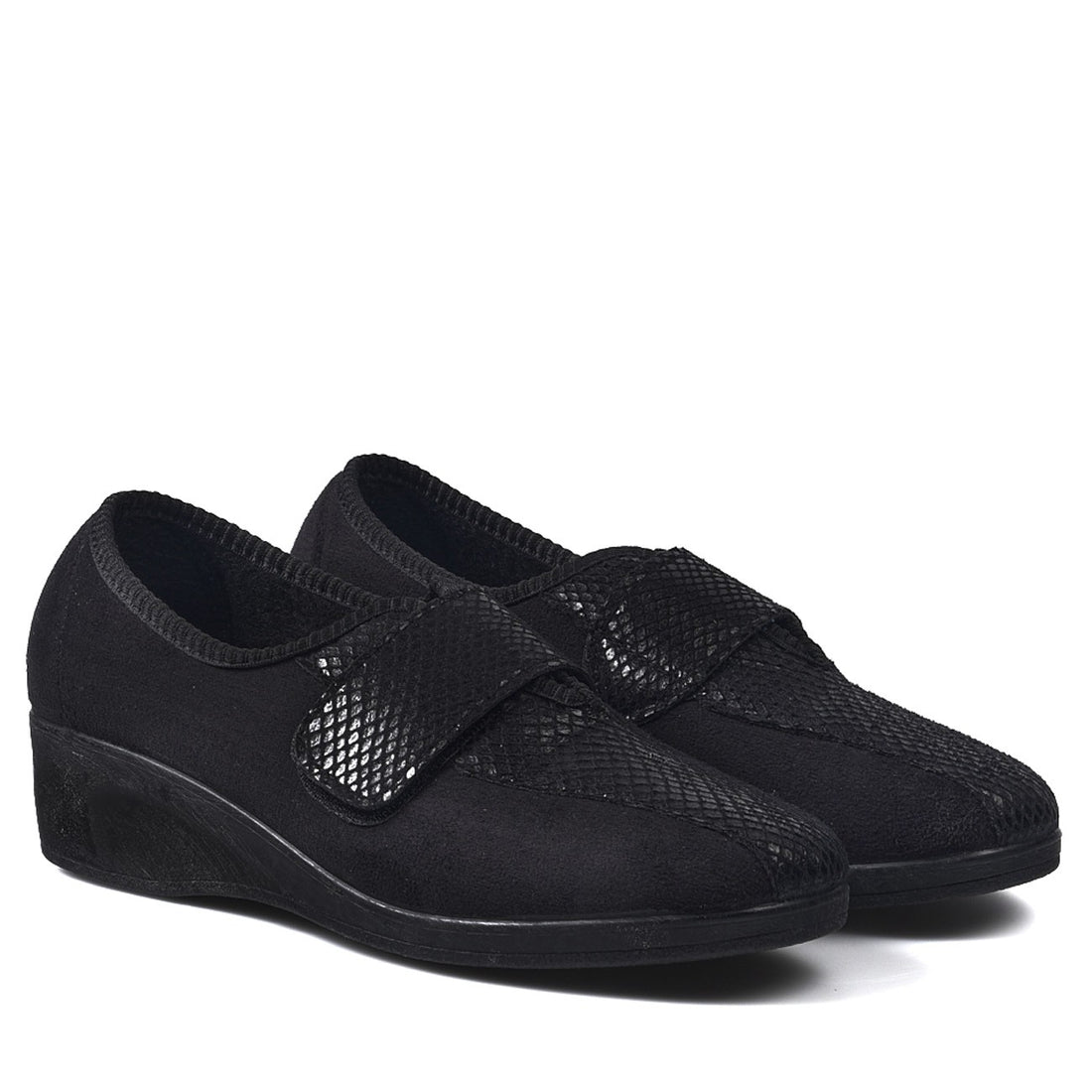 Zapatillas Natalia Gil Serpiente 1202 Negro - imagen 3