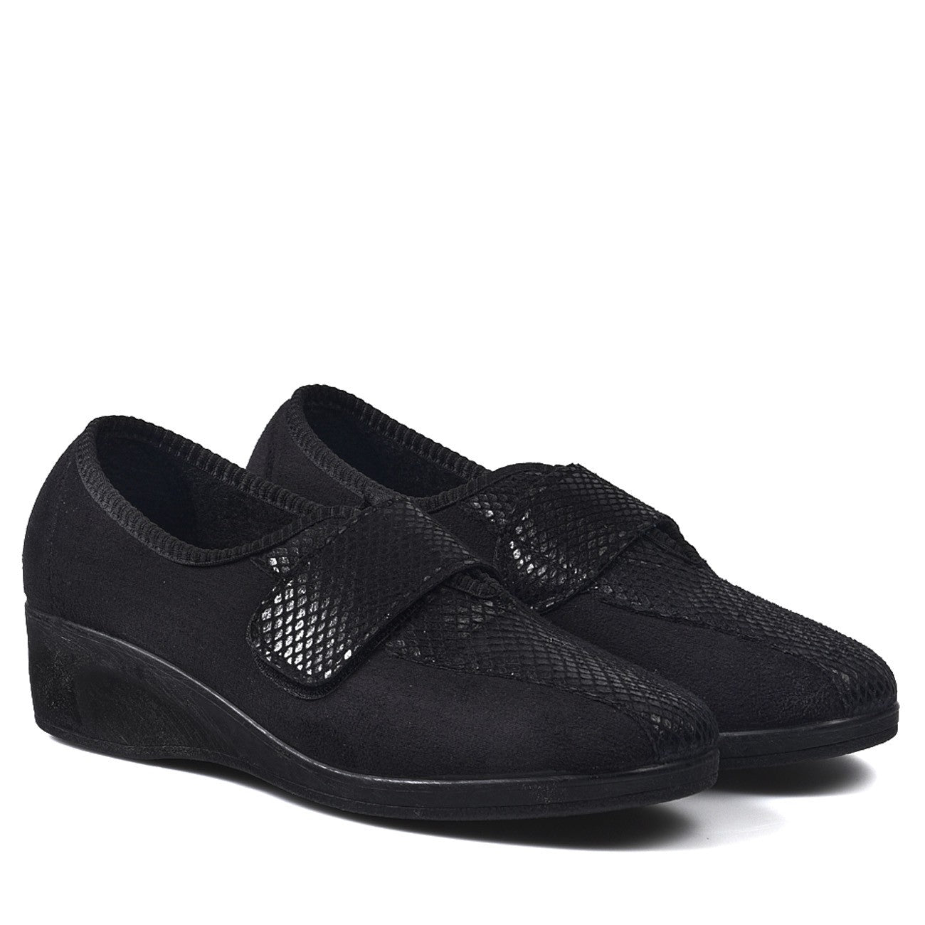 Zapatillas Natalia Gil Serpiente 1202 Negro - imagen 3