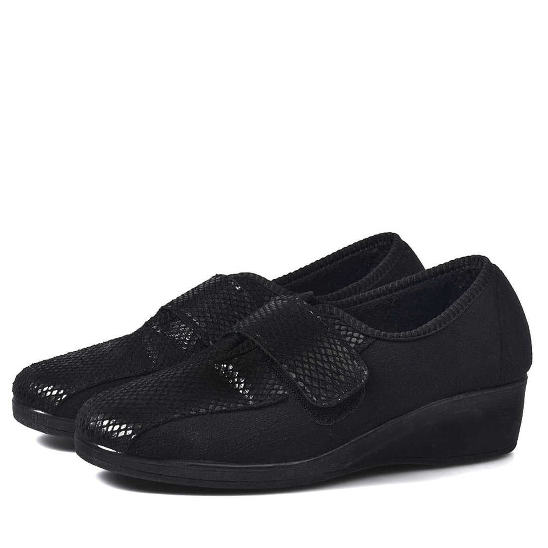 Zapatillas Natalia Gil Serpiente 1202 Negro - imagen 4