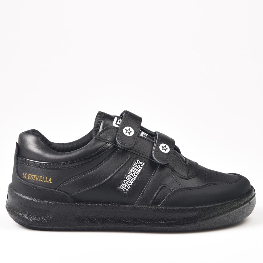 Zapatillas Paredes Estrella Negro Velcro - imagen 1