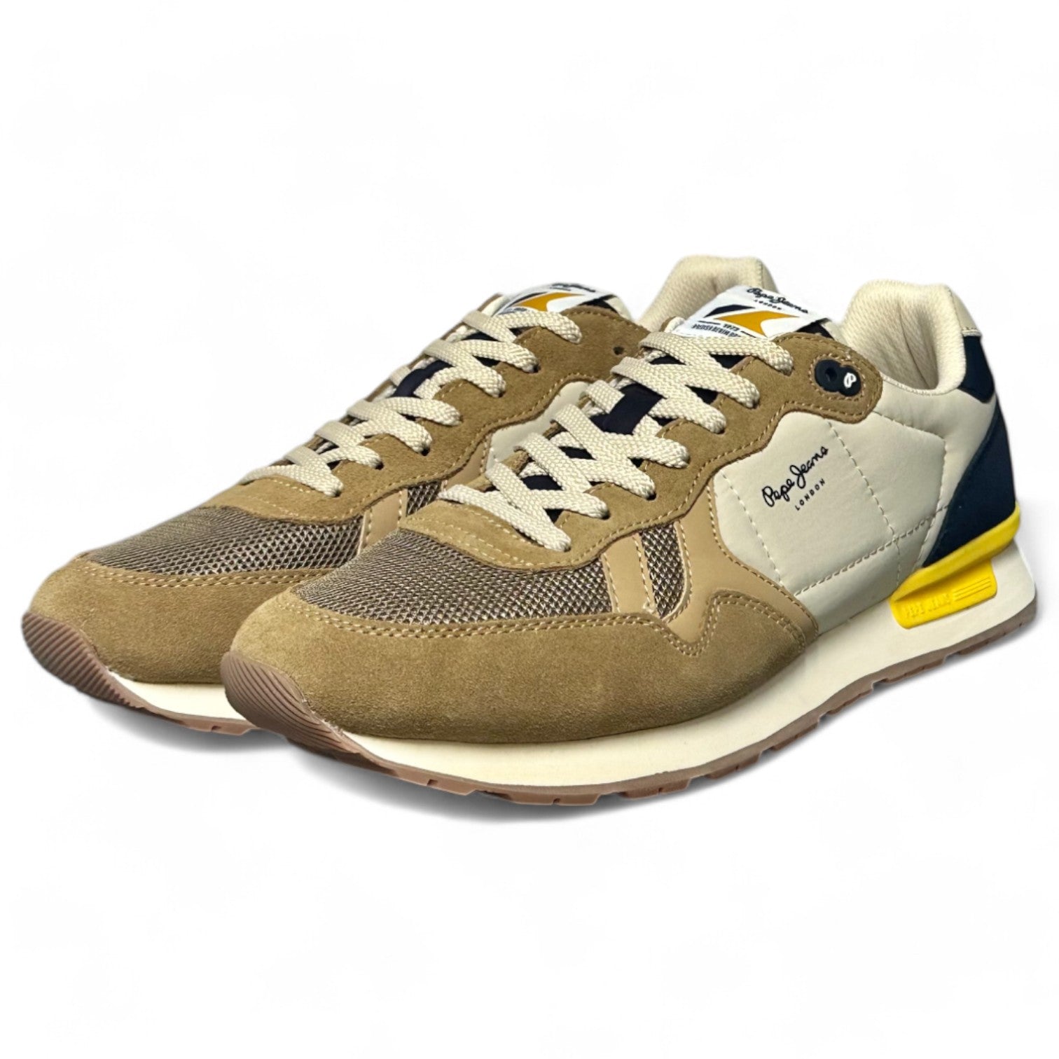 Zapatillas Pepe Jeans Brit Camp M PMS40030 Camel Beige - imagen 5