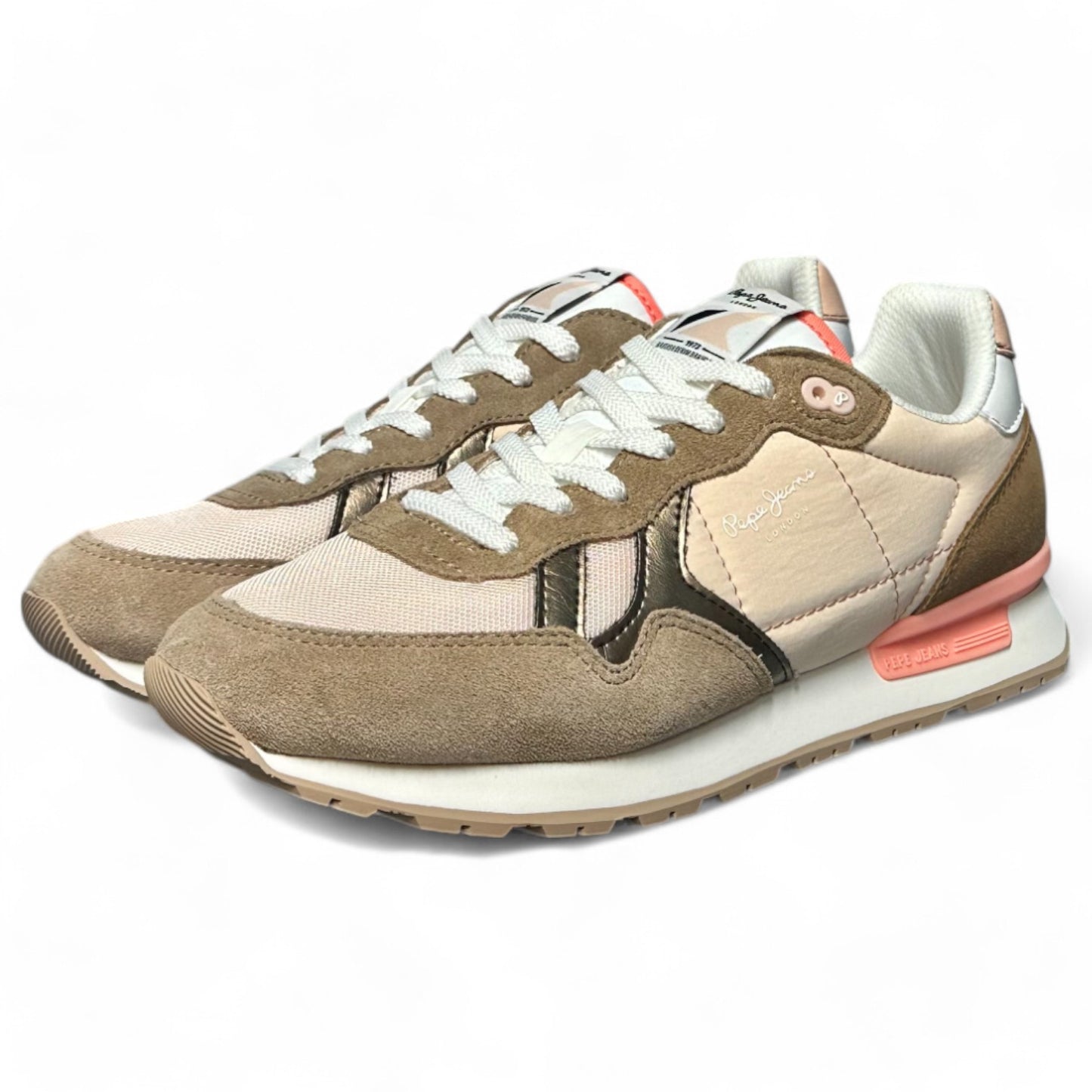 Zapatillas Pepe Jeans Brit Camp W PLS40038 Camel Beige - imagen 5