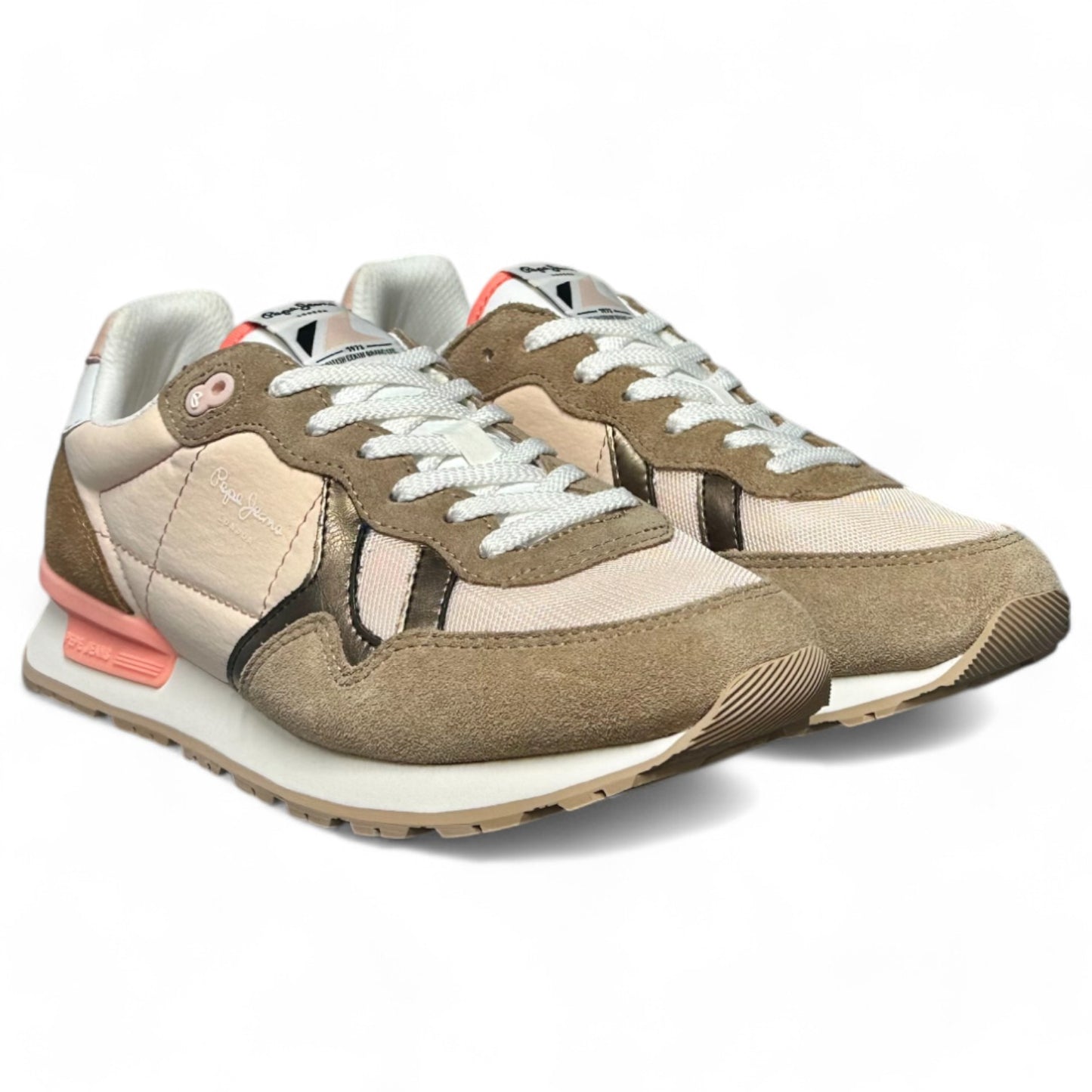 Zapatillas Pepe Jeans Brit Camp W PLS40038 Camel Beige - imagen 3