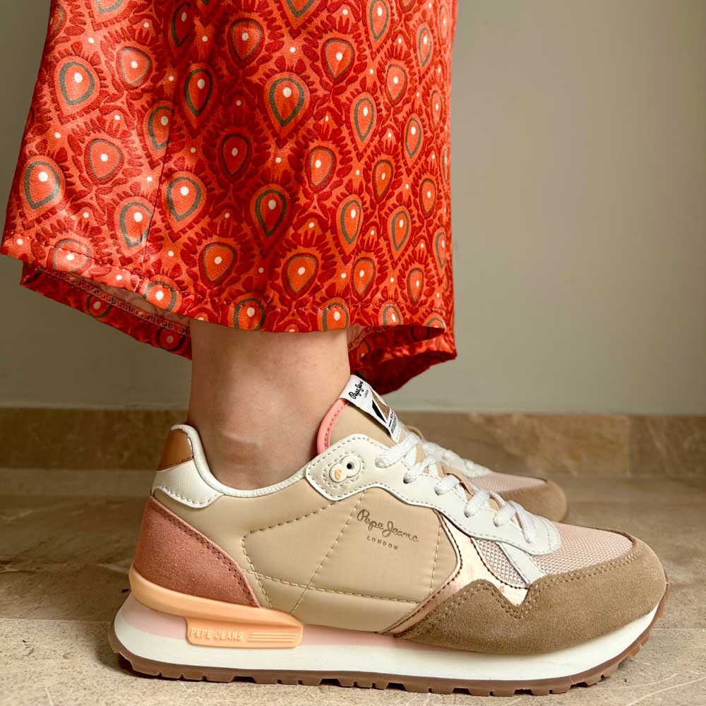 Zapatillas Pepe Jeans Brit Mix 847 Beige - imagen 2