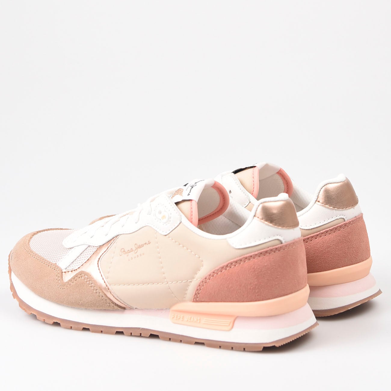 Zapatillas Pepe Jeans Brit Mix 847 Beige - imagen 6
