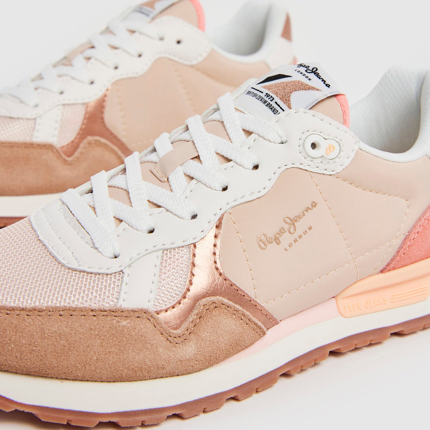 Zapatillas Pepe Jeans Brit Mix 847 Beige - imagen 3