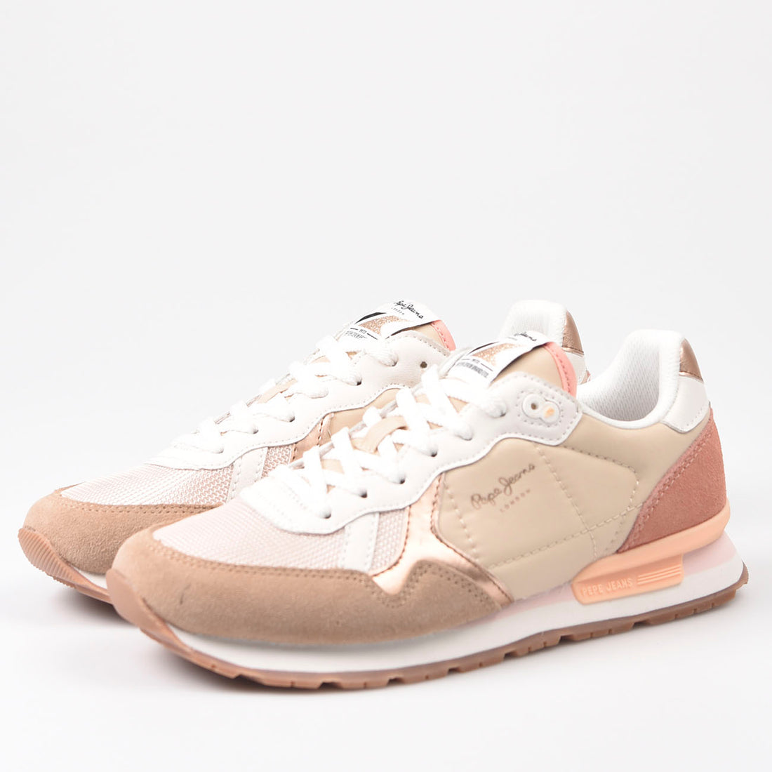 Zapatillas Pepe Jeans Brit Mix 847 Beige - imagen 5