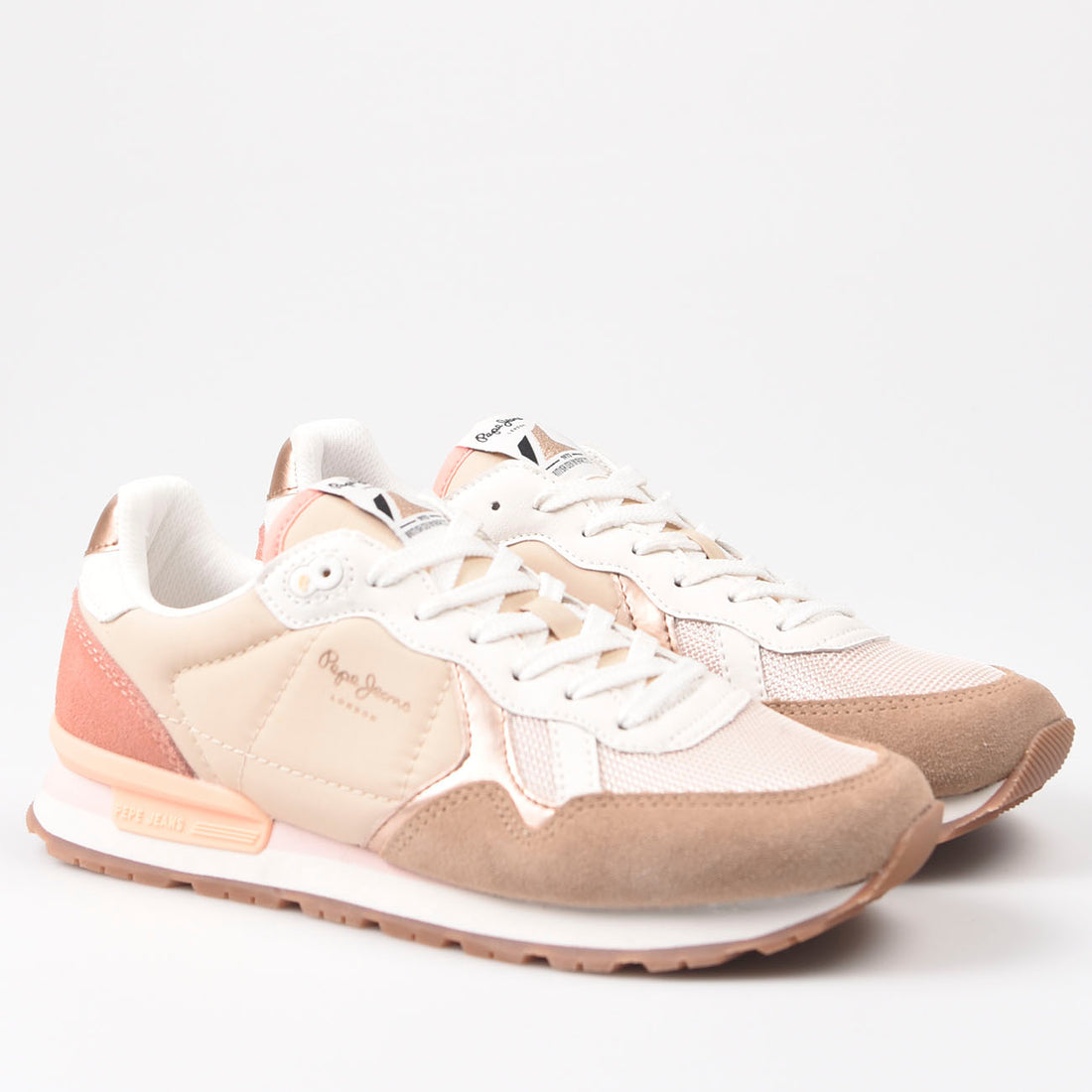 Zapatillas Pepe Jeans Brit Mix 847 Beige - imagen 4