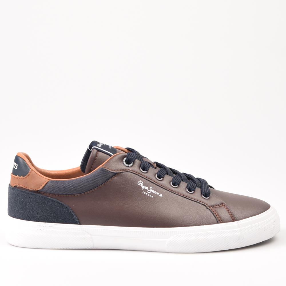 Zapatillas Pepe Jeans Kenton Court 878 Marrón - imagen 1