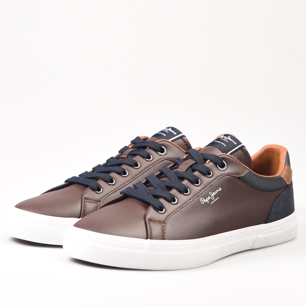 Zapatillas Pepe Jeans Kenton Court 878 Marrón - imagen 3