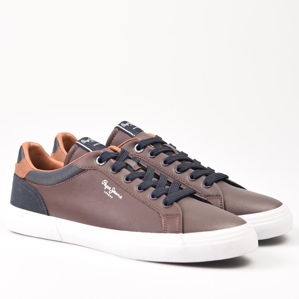 Zapatillas Pepe Jeans Kenton Court 878 Marrón - imagen 2