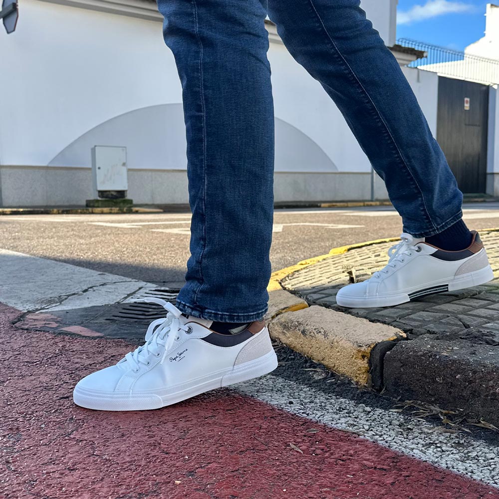 Zapatillas Pepe Jeans Kenton Court PMS30839 Blanco - imagen 4