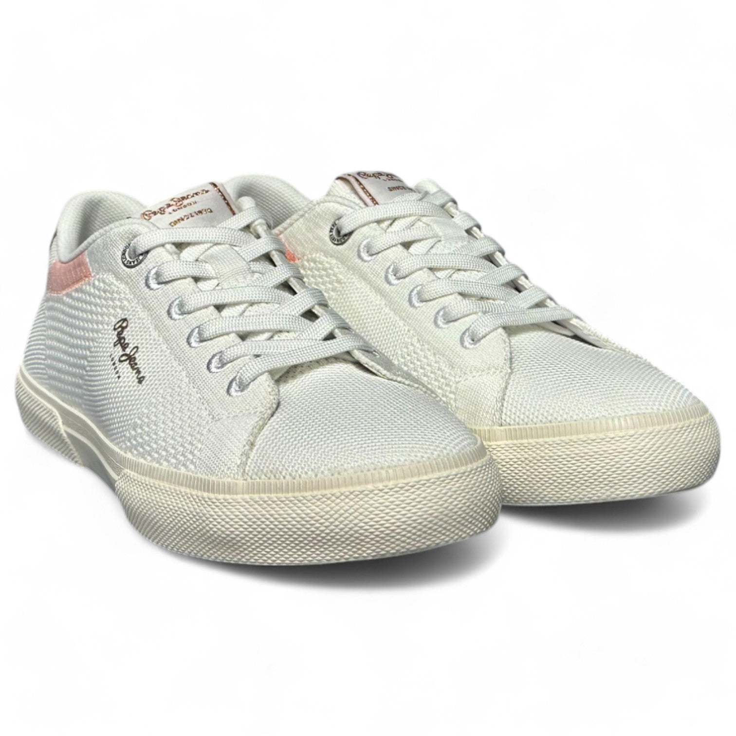 Zapatillas Pepe Jeans Kenton Knit W PLS31601 Blanco - imagen 3