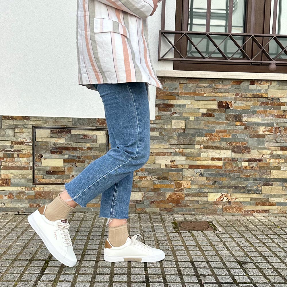 Zapatillas Pepe Jeans Kenton Max W PLS31445 Blanco - imagen 2