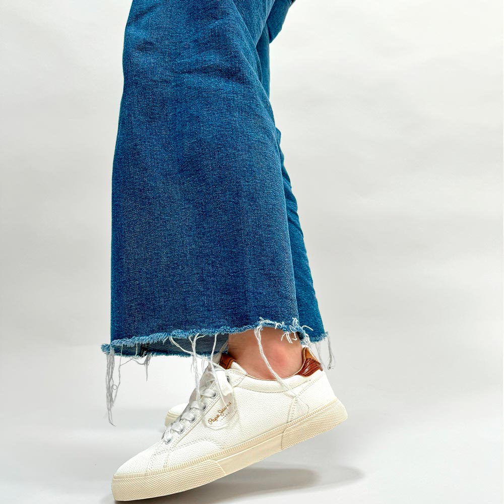 Zapatillas Pepe Jeans Kenton Street 800 Blanco Cuero - imagen 4