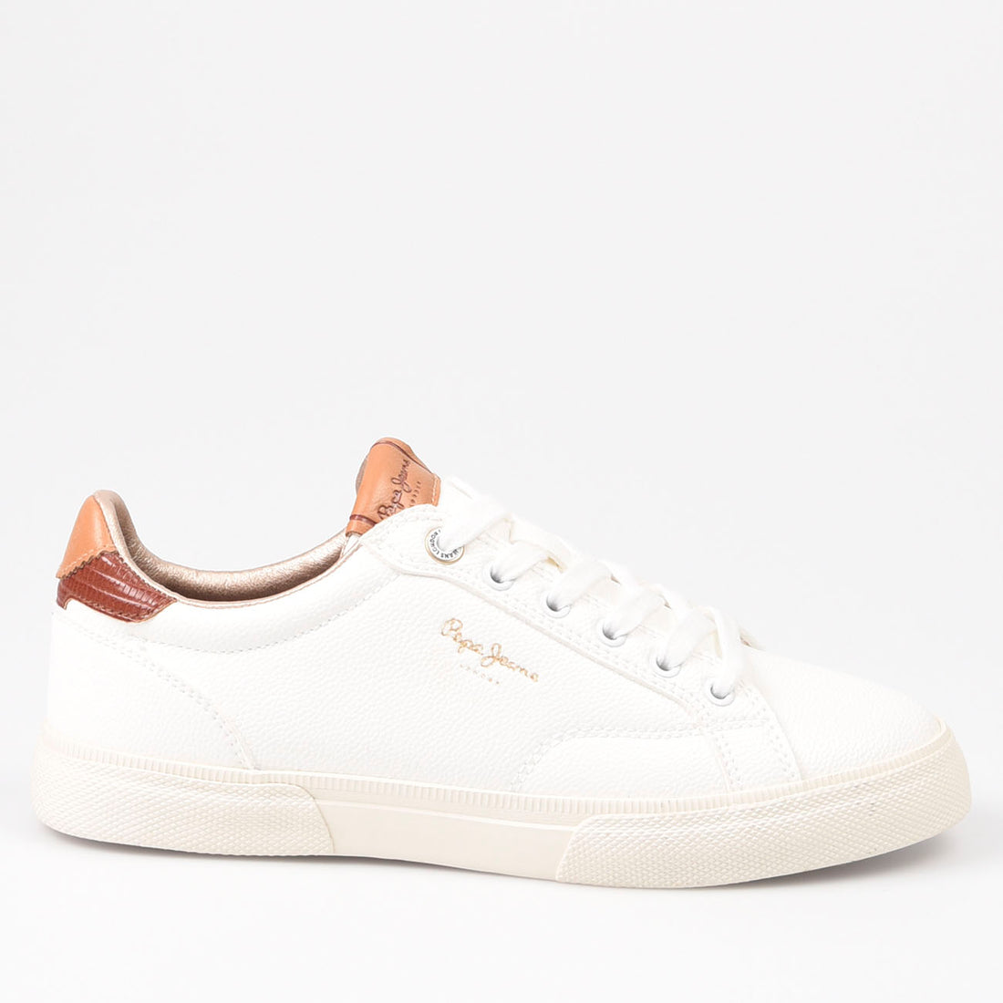 Zapatillas Pepe Jeans Kenton Street 800 Blanco Cuero - imagen 1