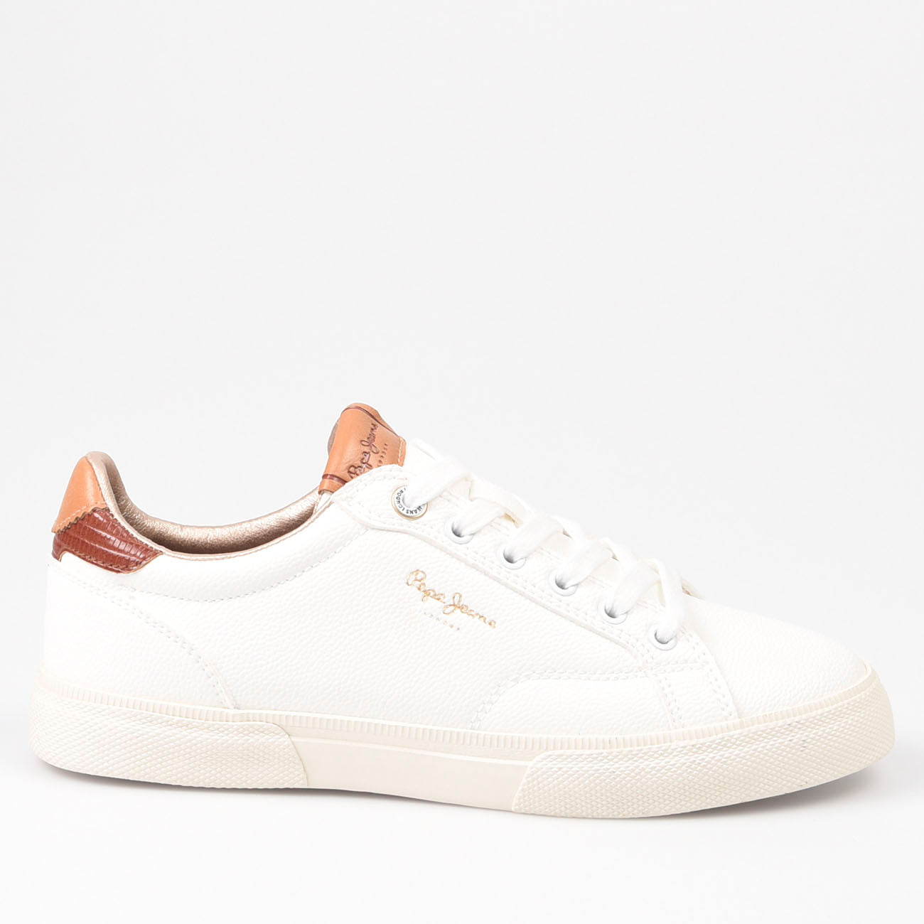 Zapatillas Pepe Jeans Kenton Street 800 Blanco Cuero - imagen 1