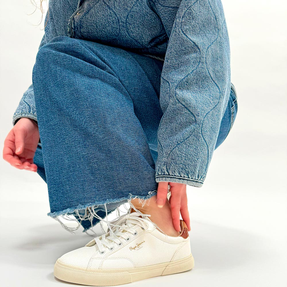 Zapatillas Pepe Jeans Kenton Street 800 Blanco Cuero - imagen 2