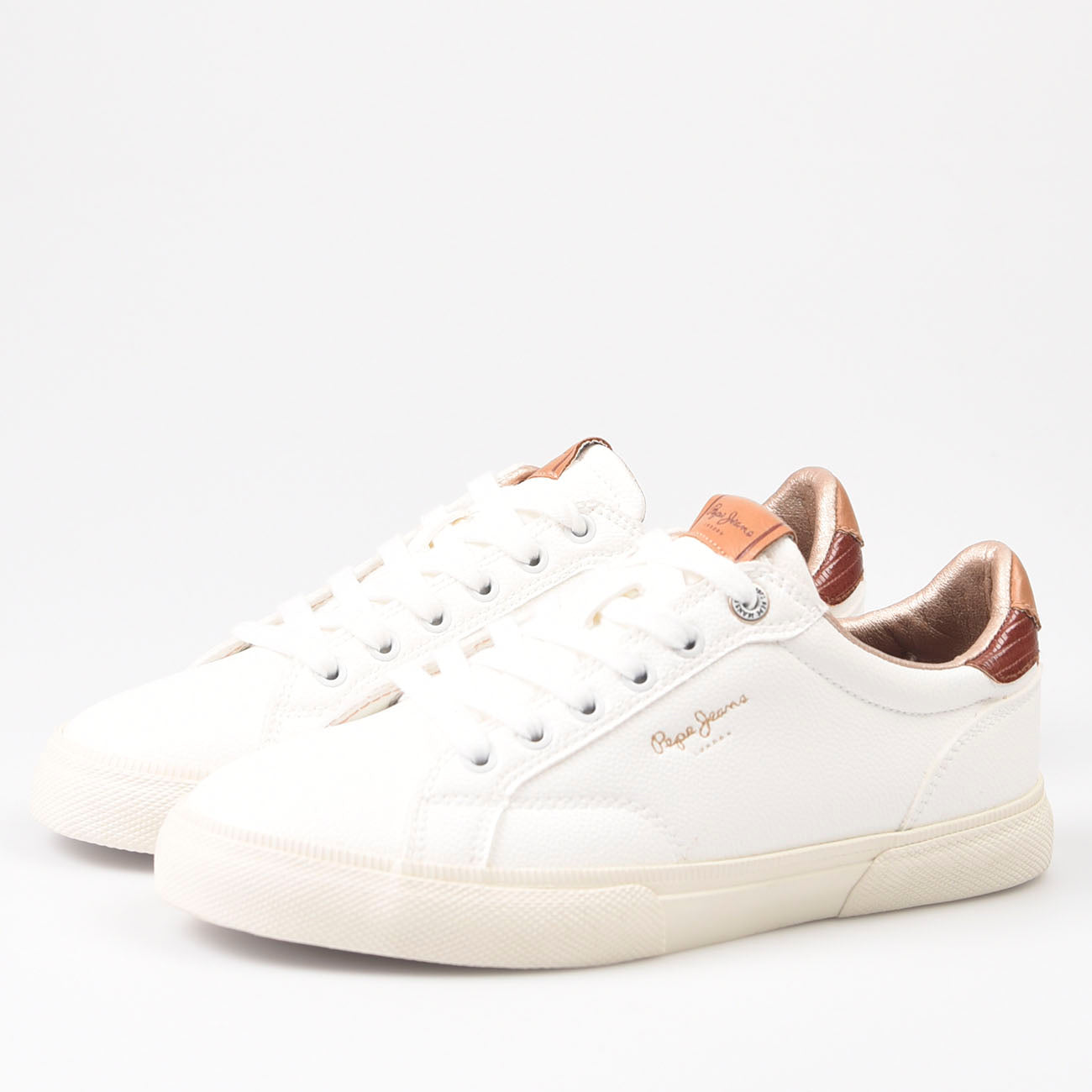 Zapatillas Pepe Jeans Kenton Street 800 Blanco Cuero - imagen 5