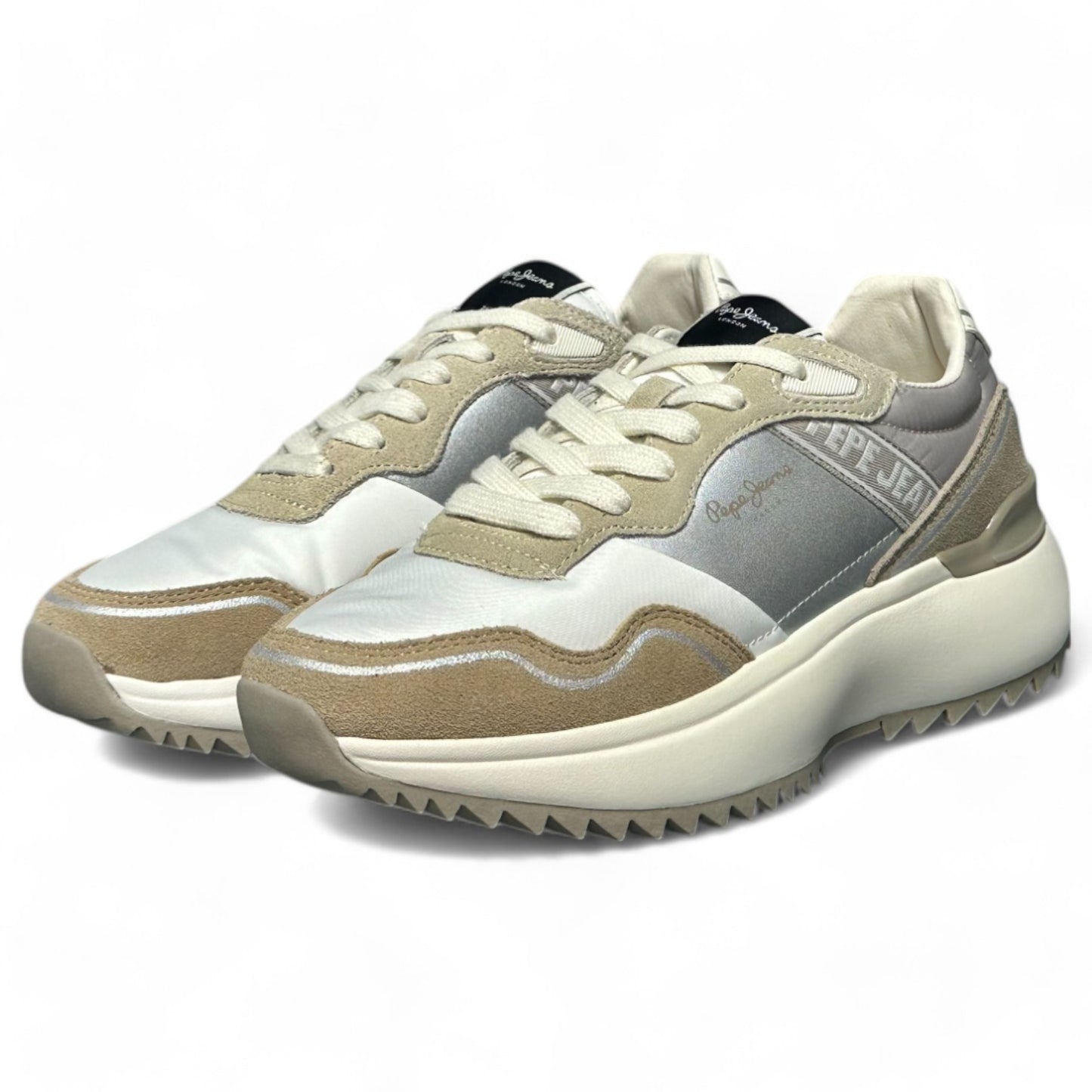 Zapatillas Pepe Jeans Kimi Glam PLS60042 Beige - imagen 4