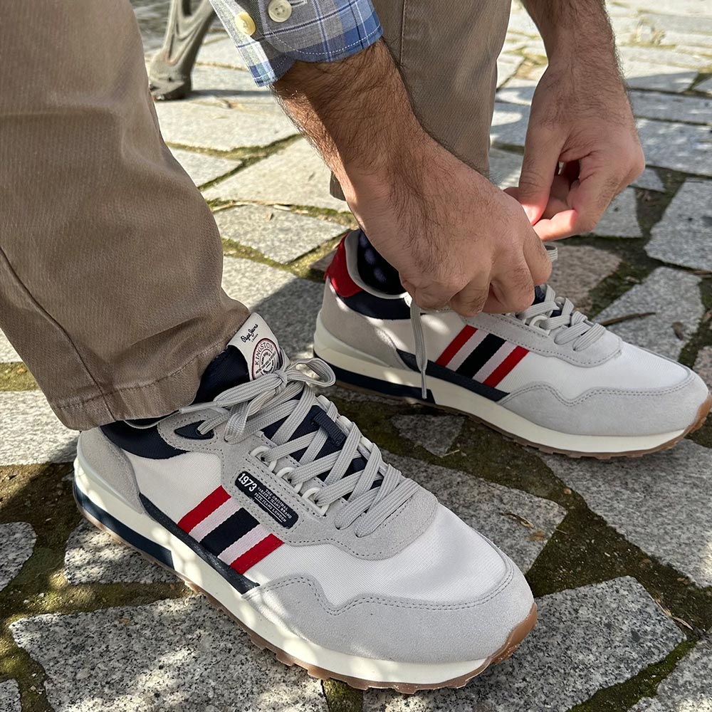 Zapatillas Pepe Jeans Kingston Heritage M PMS40027 Blanco - imagen 2