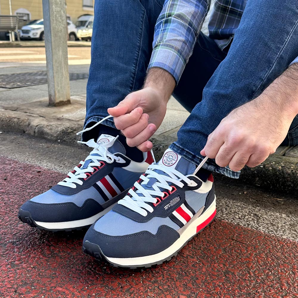 Zapatillas Pepe Jeans Kingston Heritage M PMS40027 Marino - imagen 4