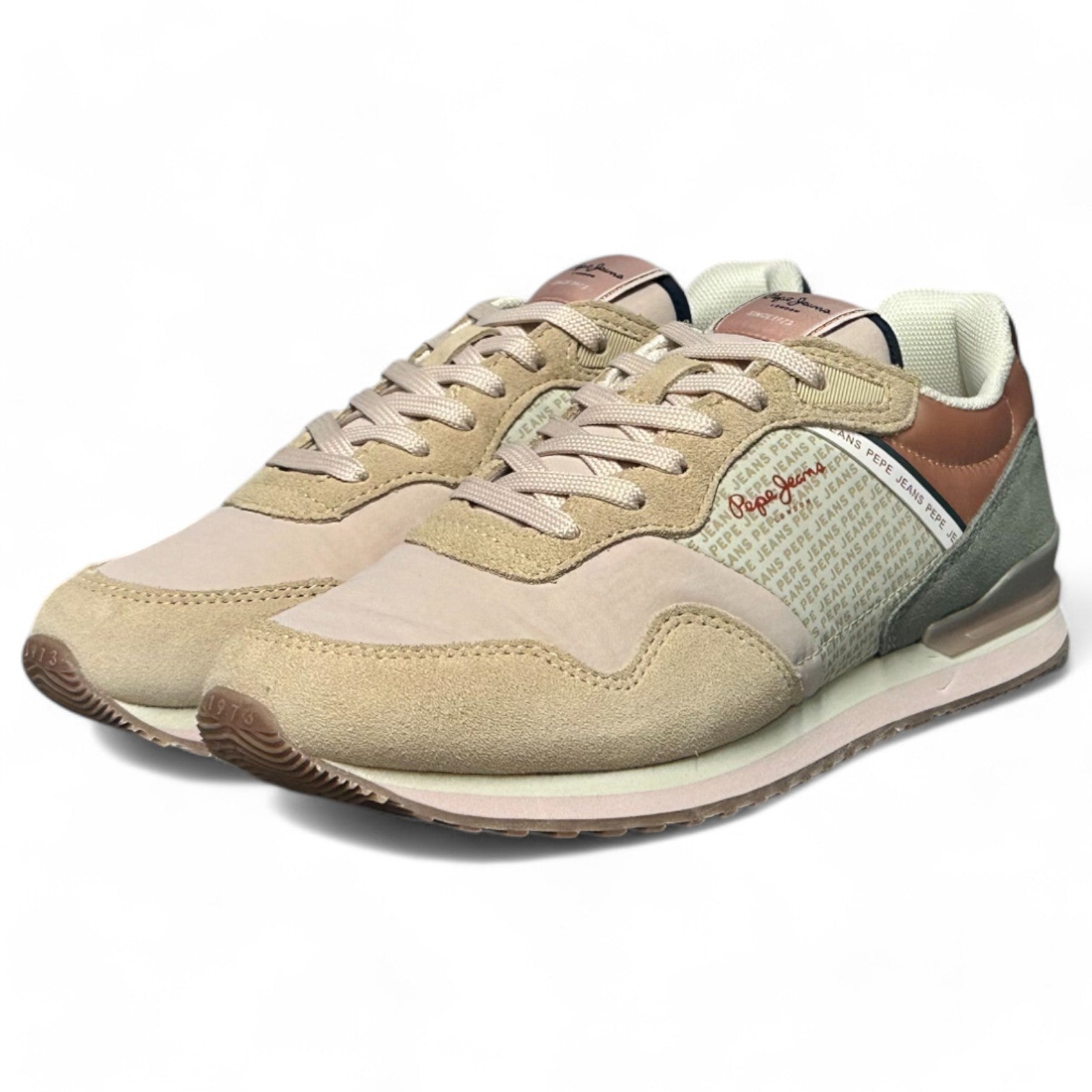 Zapatillas Pepe Jeans London Print W PLS40045 Beige - imagen 5