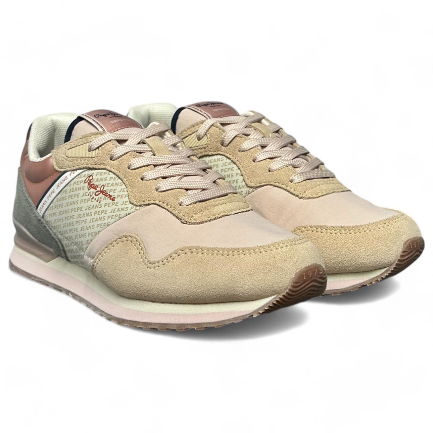 Zapatillas Pepe Jeans London Print W PLS40045 Beige - imagen 3