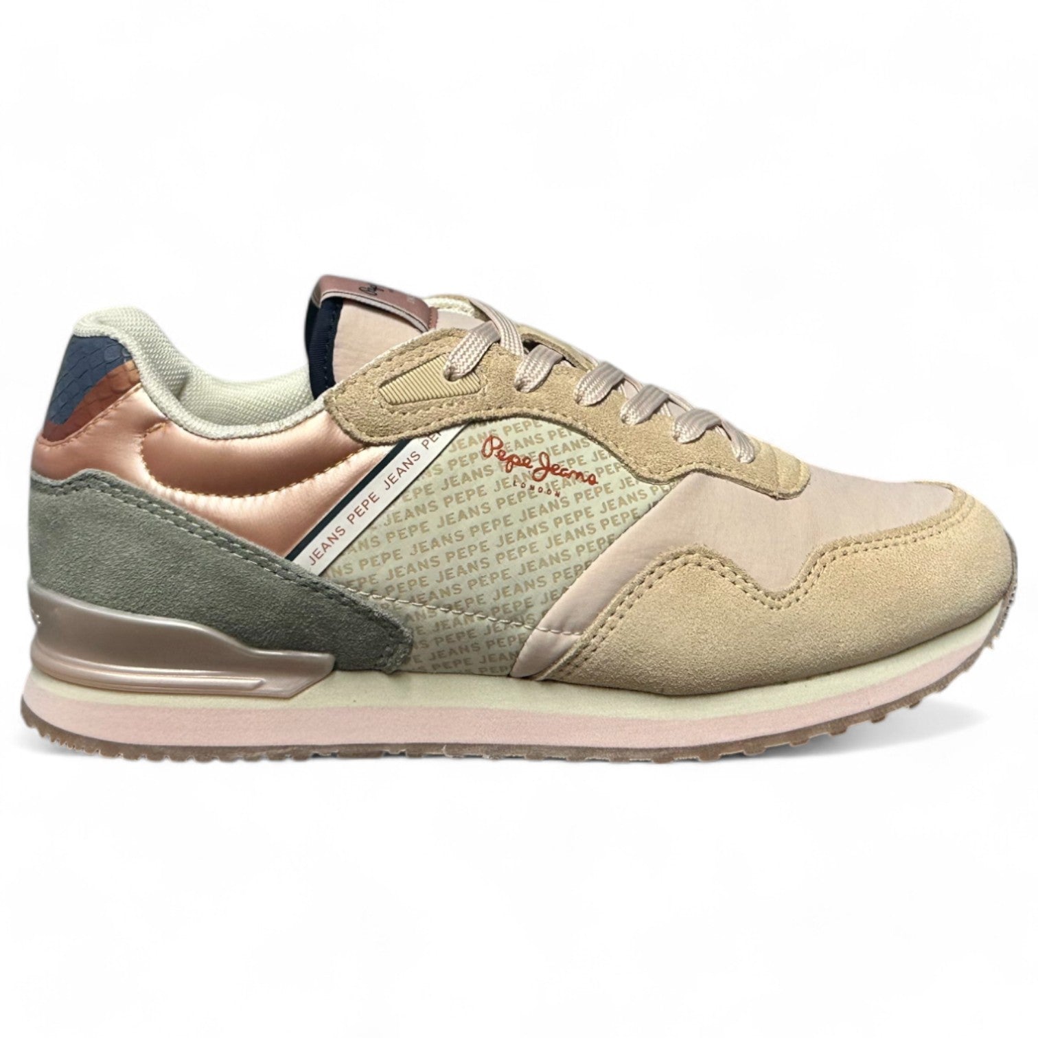 Zapatillas Pepe Jeans London Print W PLS40045 Beige - imagen 1