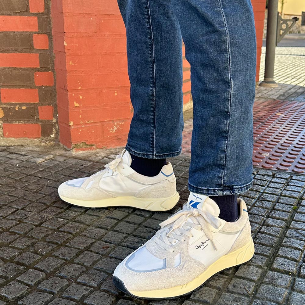 Zapatillas Pepe Jeans Marlon Divided M PMS60036 Blanco - imagen 4