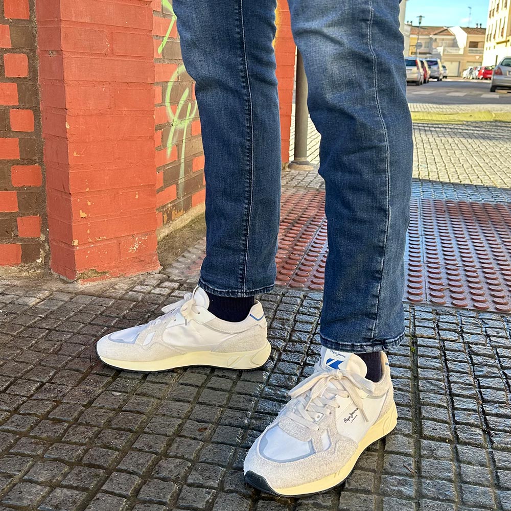 Zapatillas Pepe Jeans Marlon Divided M PMS60036 Blanco - imagen 2