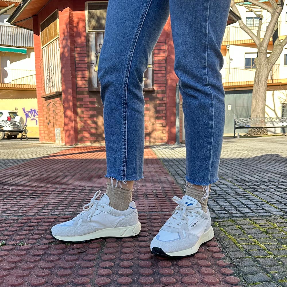 Zapatillas Pepe Jeans Marlon Divided W PLS60035 Blanco - imagen 4