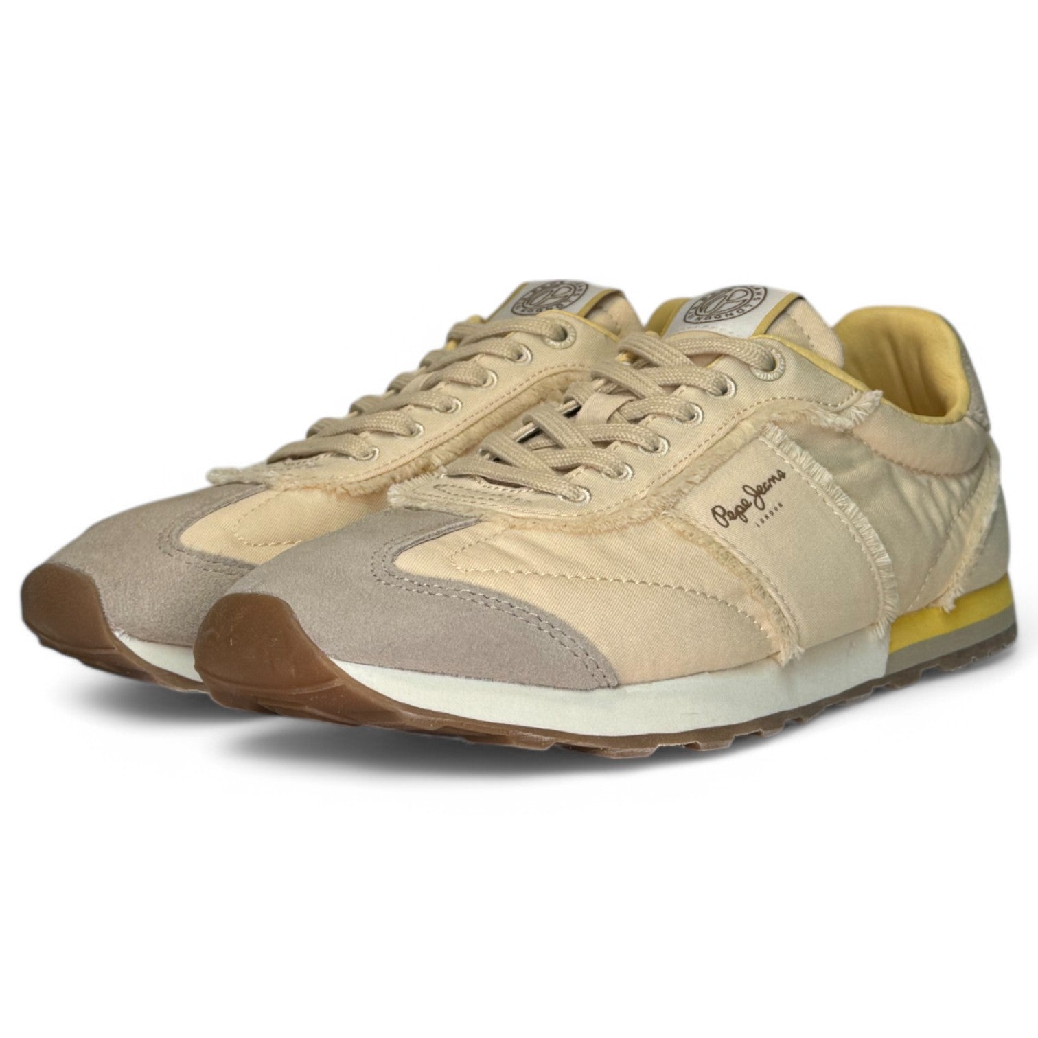 Zapatillas Pepe Jeans Once Twill PLS40034 803 Beige - imagen 5
