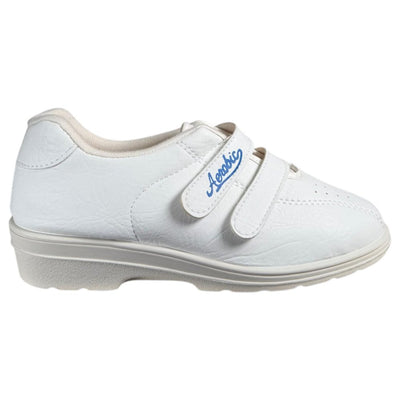 Zapatillas Roal Aerobic Velcros 1204 Blanco