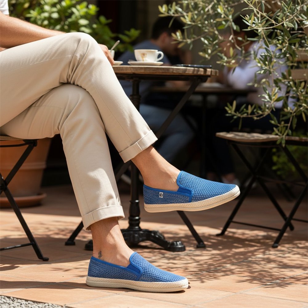Zapatillas Roal Copete Rejilla 552 Azulón - imagen 2