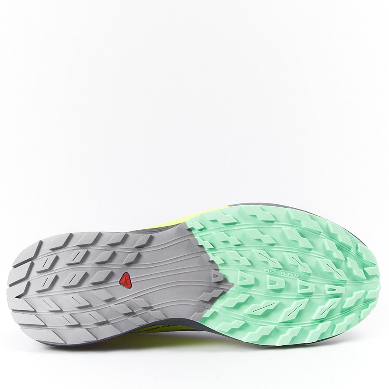 Zapatillas Salomon Sense Ride 5 L47144200 Gris Amarillo - imagen 4