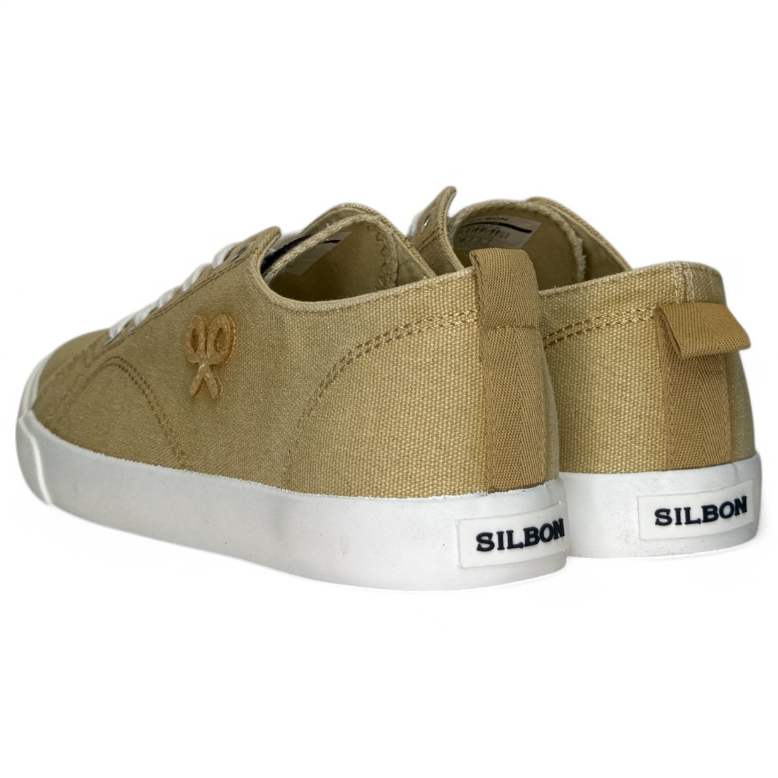 Zapatillas Silbon Clásicas Lona 131143 Beige Claro - imagen 4