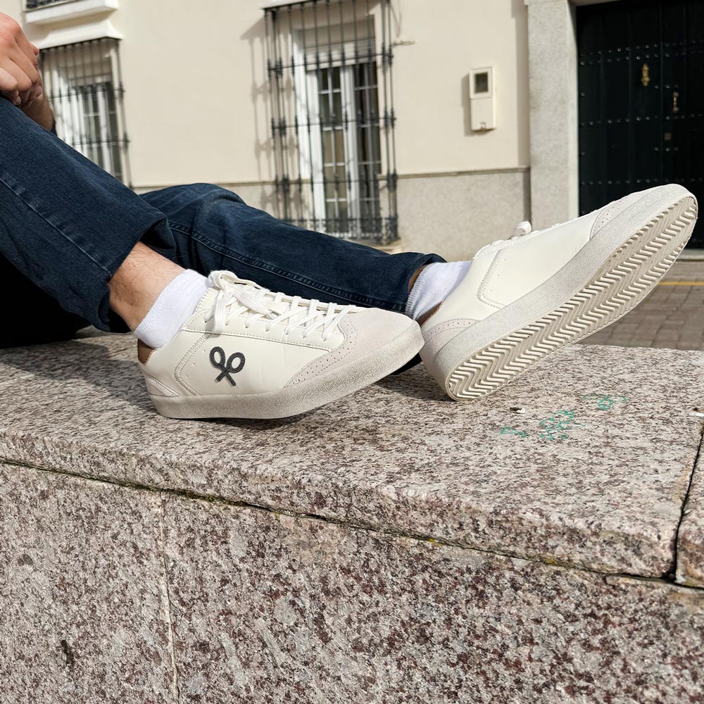 Zapatillas Silbon Desgastadas 131123 Blanco - imagen 2